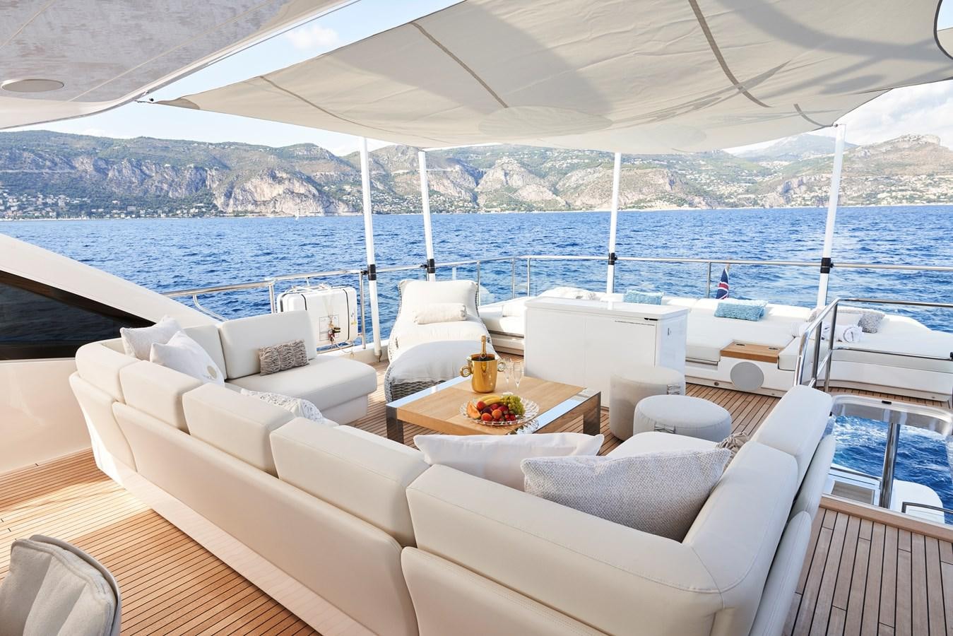 a boat on the water aboard NADIRA Yacht for Sale