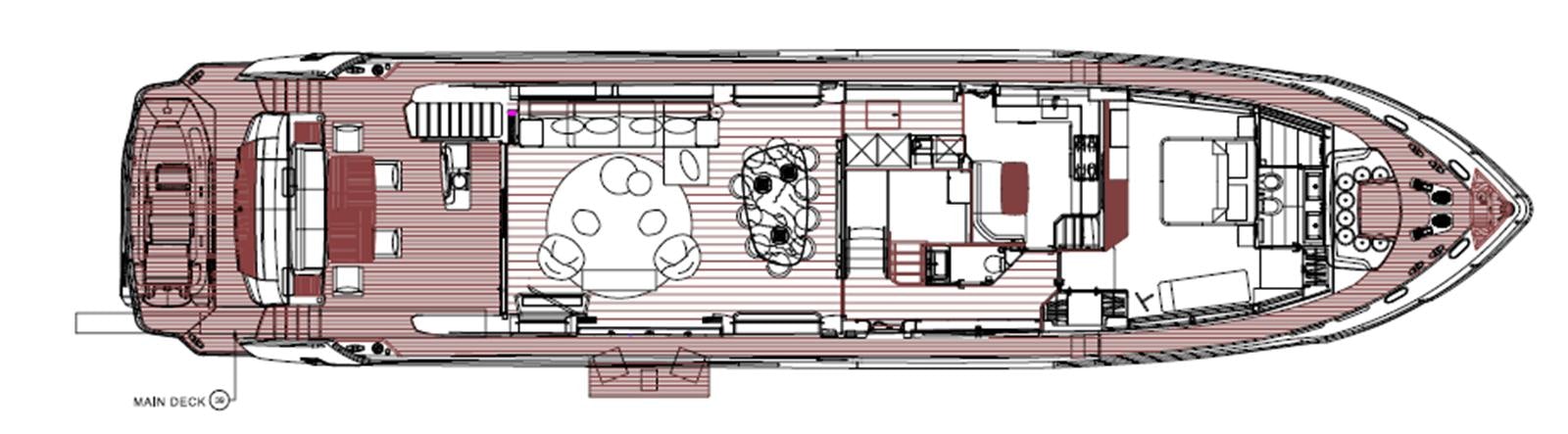 diagram aboard NADIRA Yacht for Sale