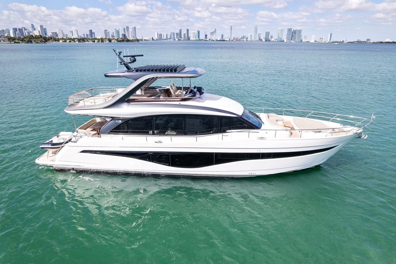 a white boat in the water aboard ELIZABETH Yacht for Sale