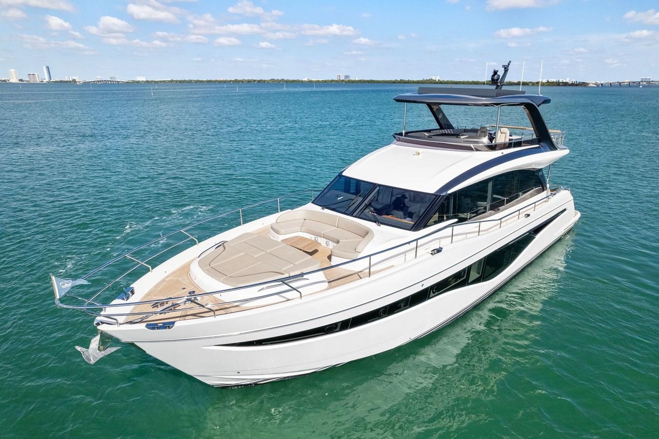 a white boat in the water aboard ELIZABETH Yacht for Sale