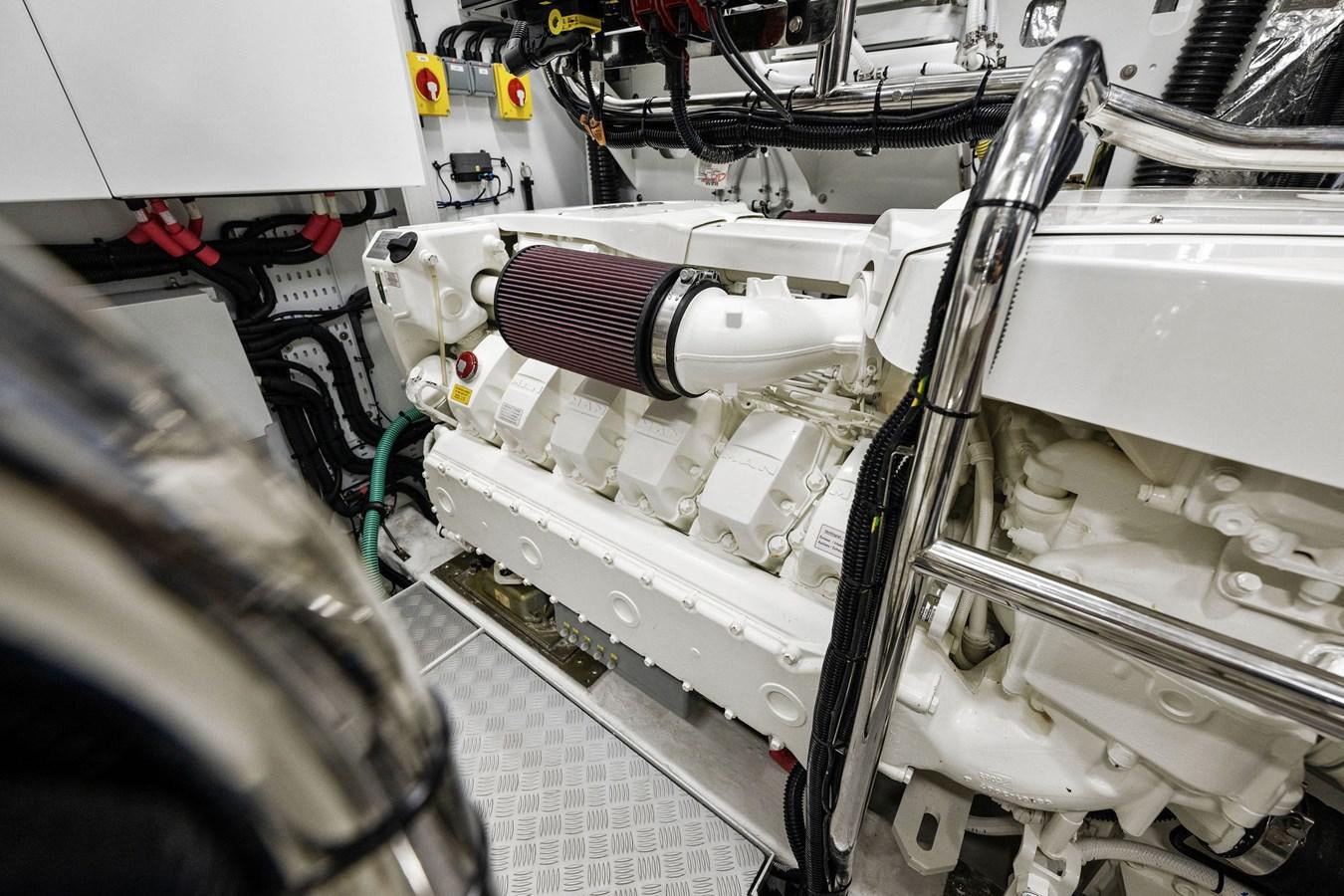 a close-up of a machine aboard ELIZABETH Yacht for Sale