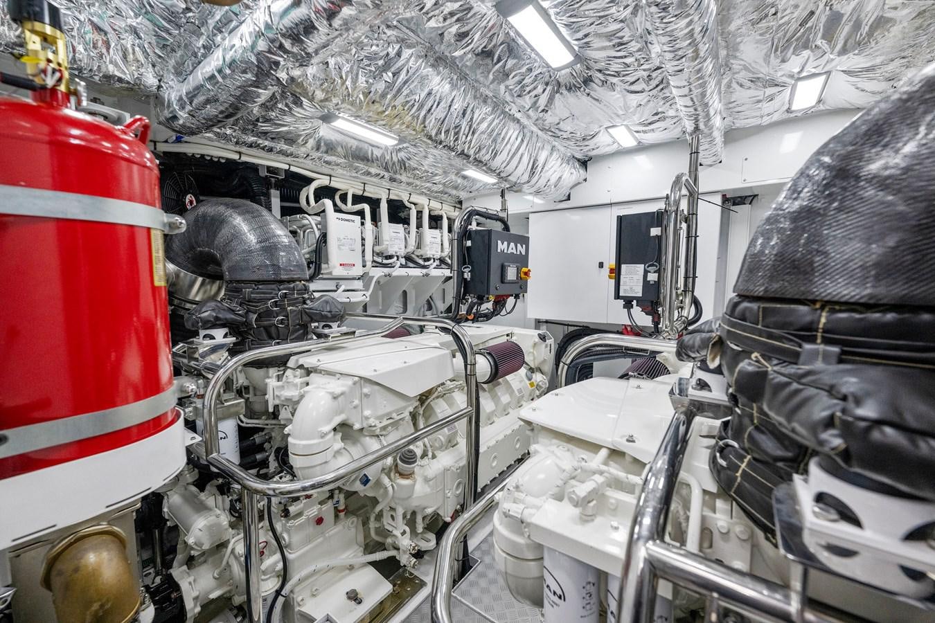 a close-up of a car aboard ELIZABETH Yacht for Sale