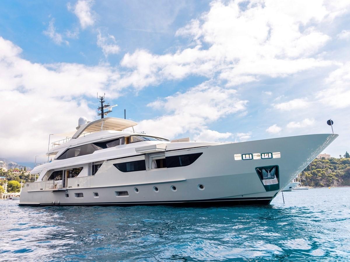 a white yacht in the water aboard MOCEAN II Yacht for Sale