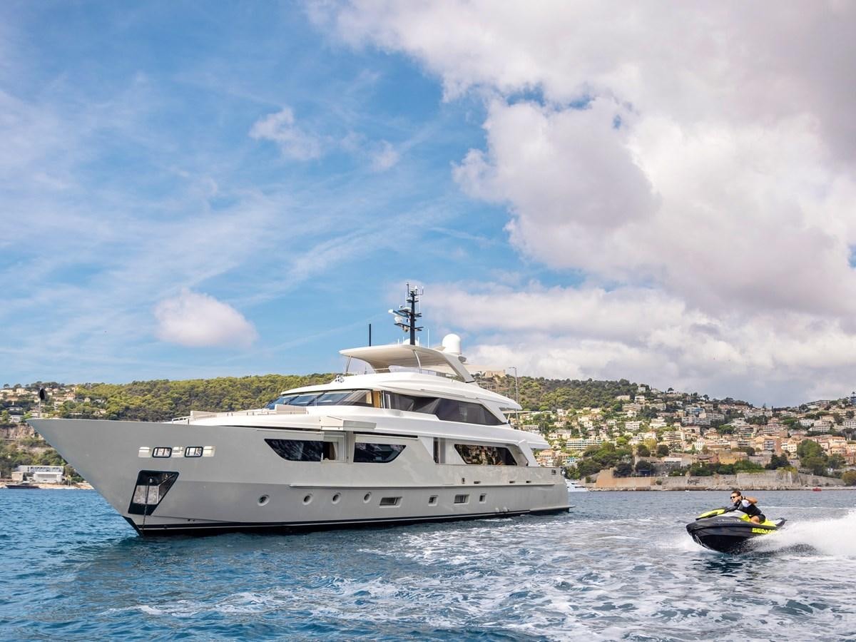 a boat on the water aboard MOCEAN II Yacht for Sale