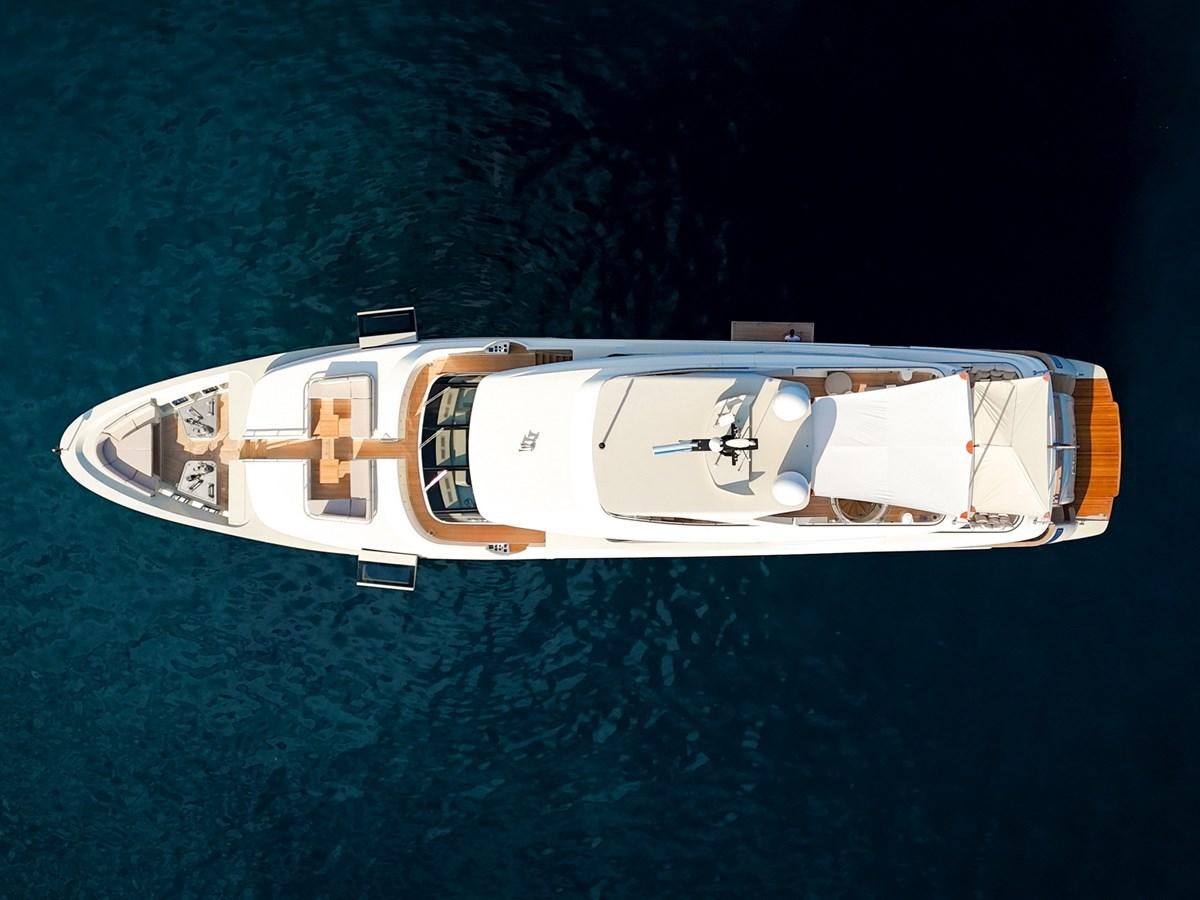 a space ship in the water aboard MOCEAN II Yacht for Sale