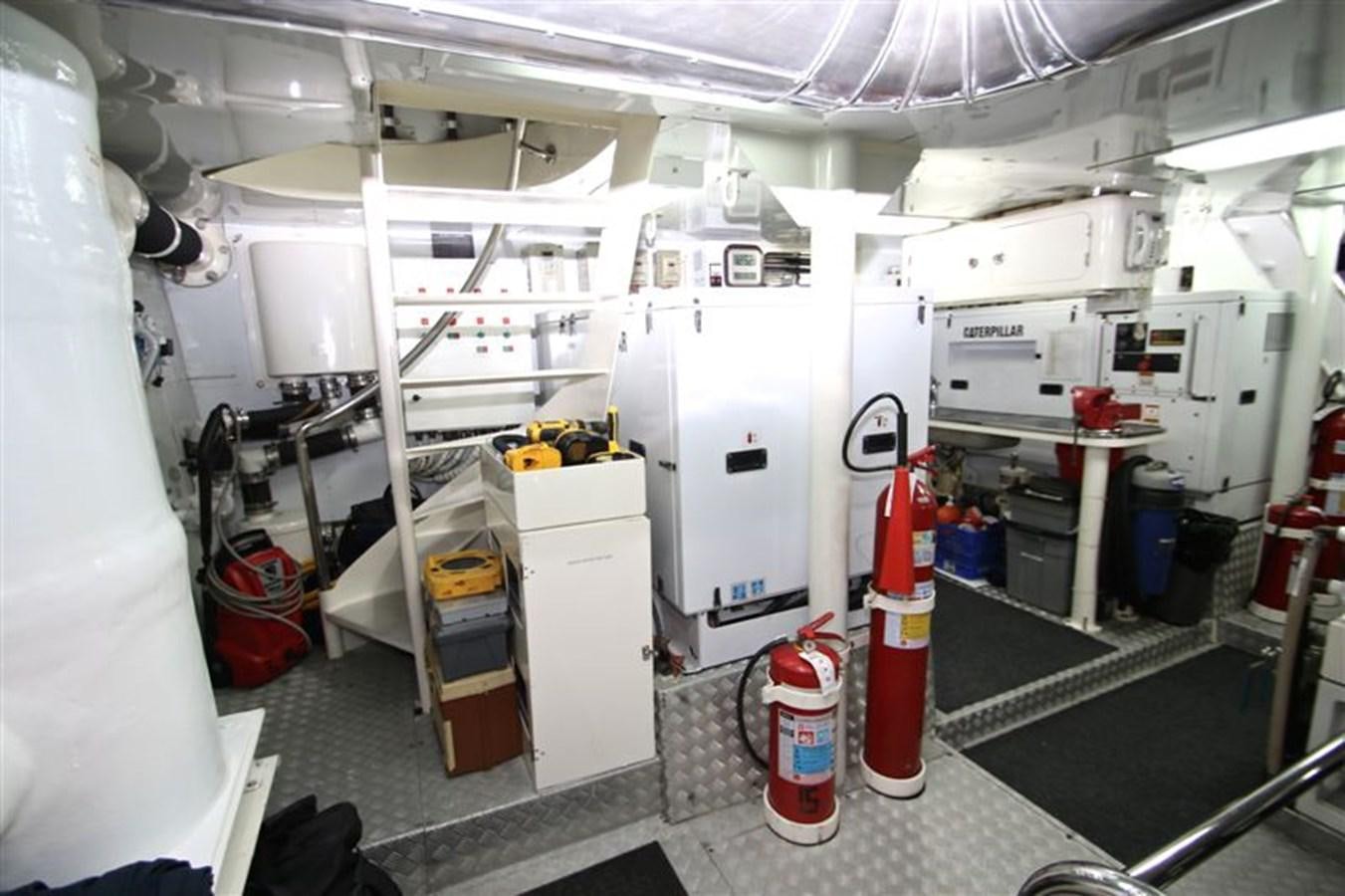 a room with machinery and equipment aboard IMPETUS Yacht for Sale