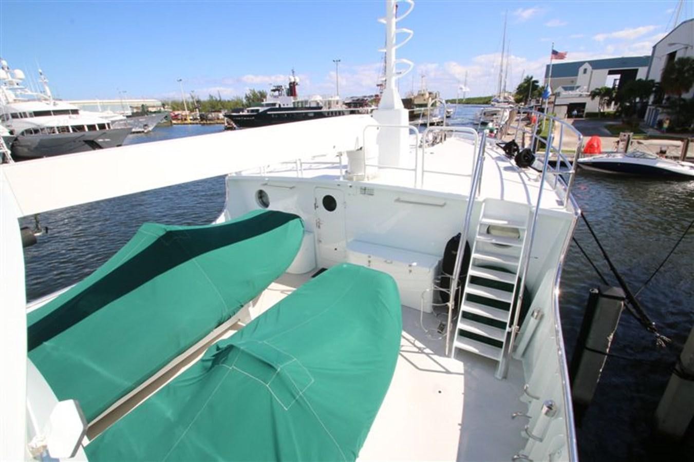 a boat on the water aboard IMPETUS Yacht for Sale