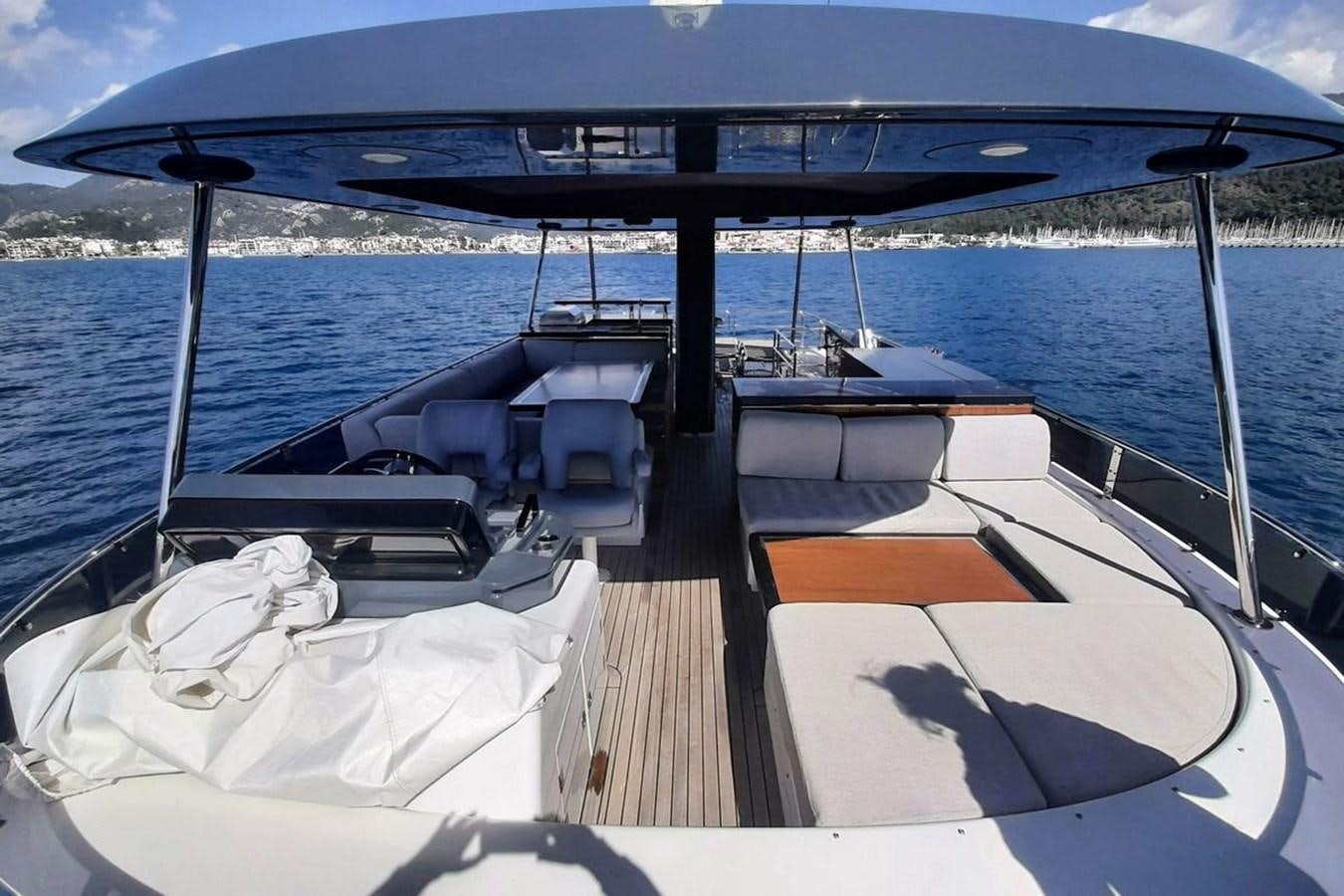 a boat on the water aboard SIRENA 68 Yacht for Sale