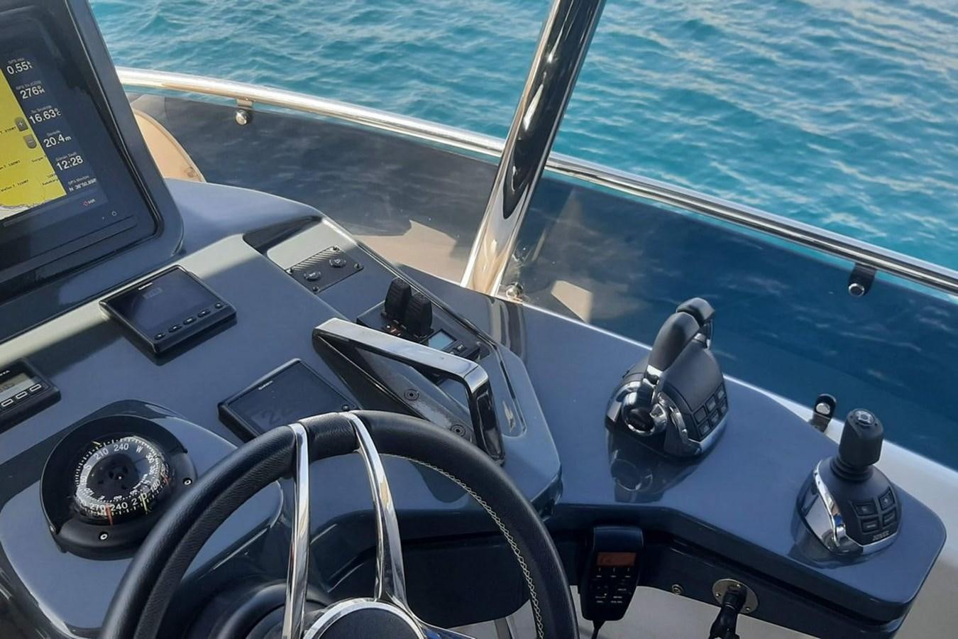 the inside of a boat aboard SIRENA 68 Yacht for Sale