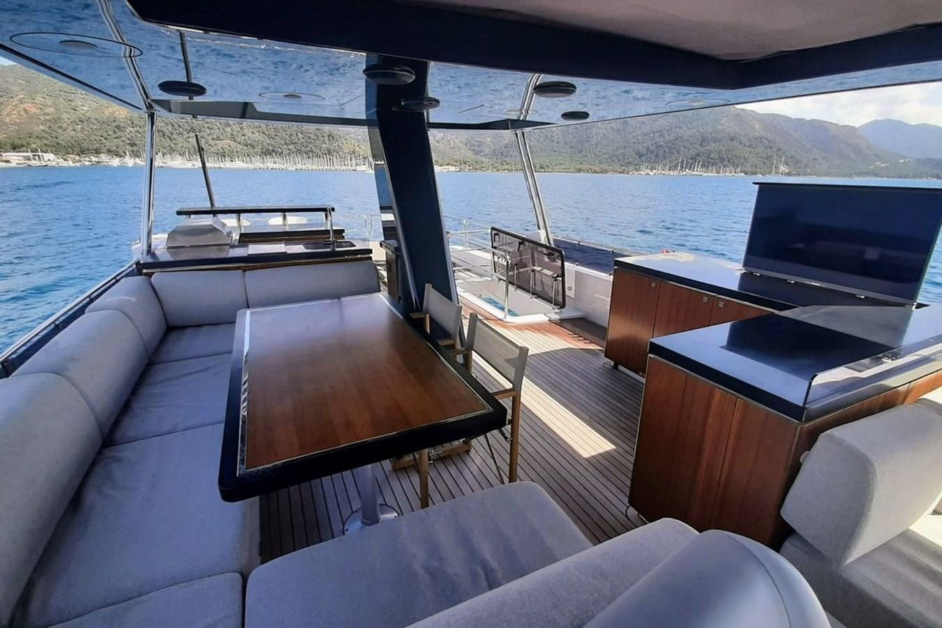 a boat on the water aboard SIRENA 68 Yacht for Sale