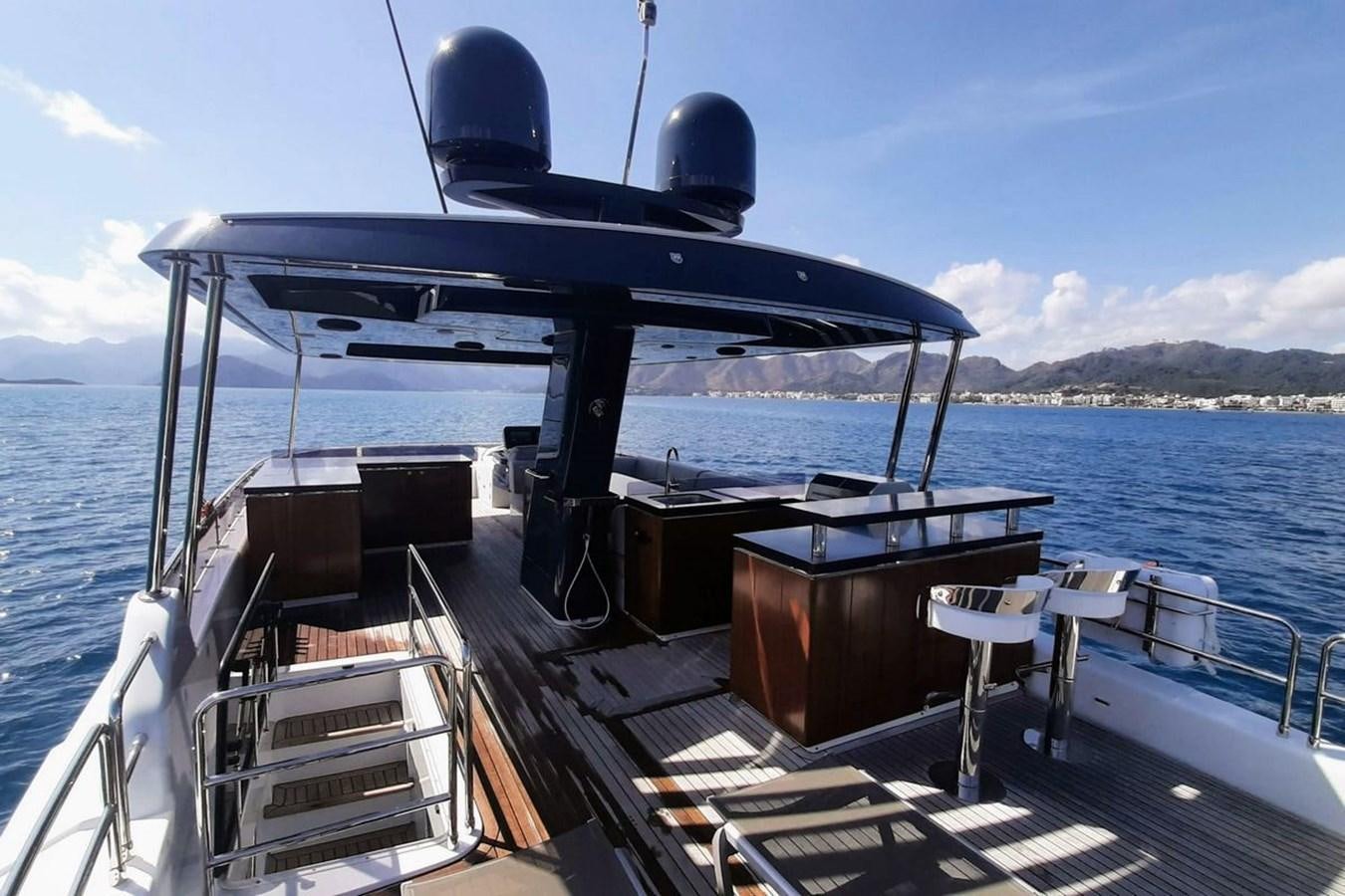 a boat on the water aboard SIRENA 68 Yacht for Sale