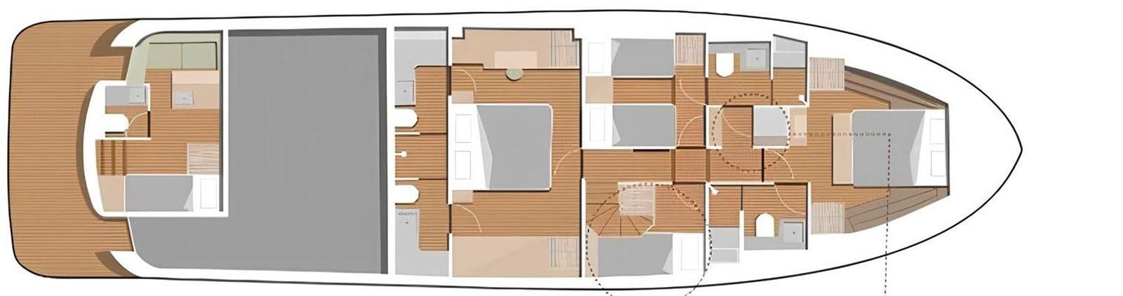 diagram aboard SIRENA 68 Yacht for Sale