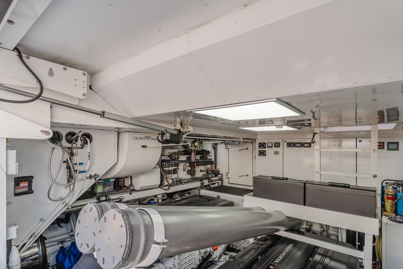 a room with machinery aboard GYRFALCON Yacht for Sale
