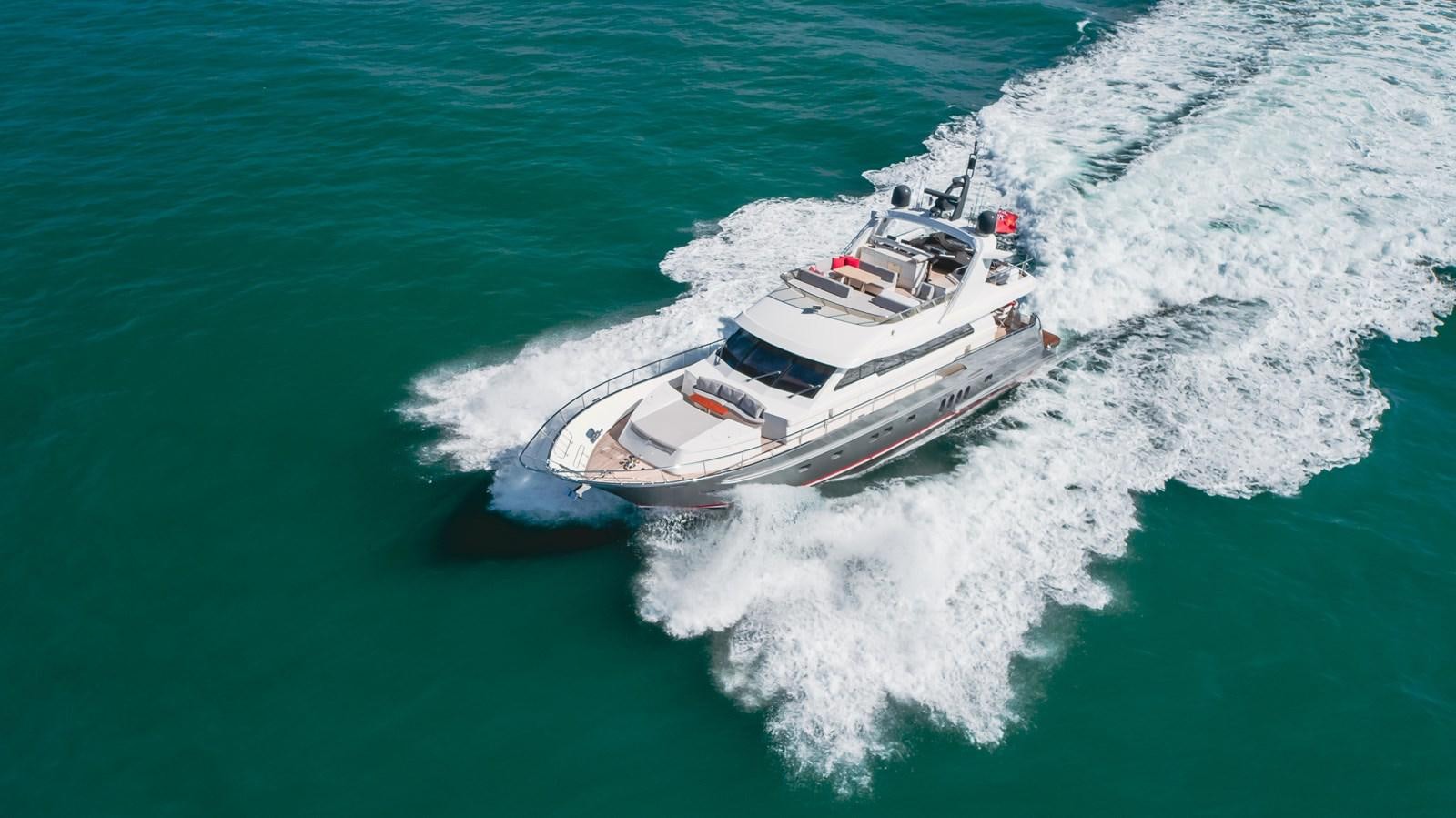 a boat on the water aboard GYRFALCON Yacht for Sale