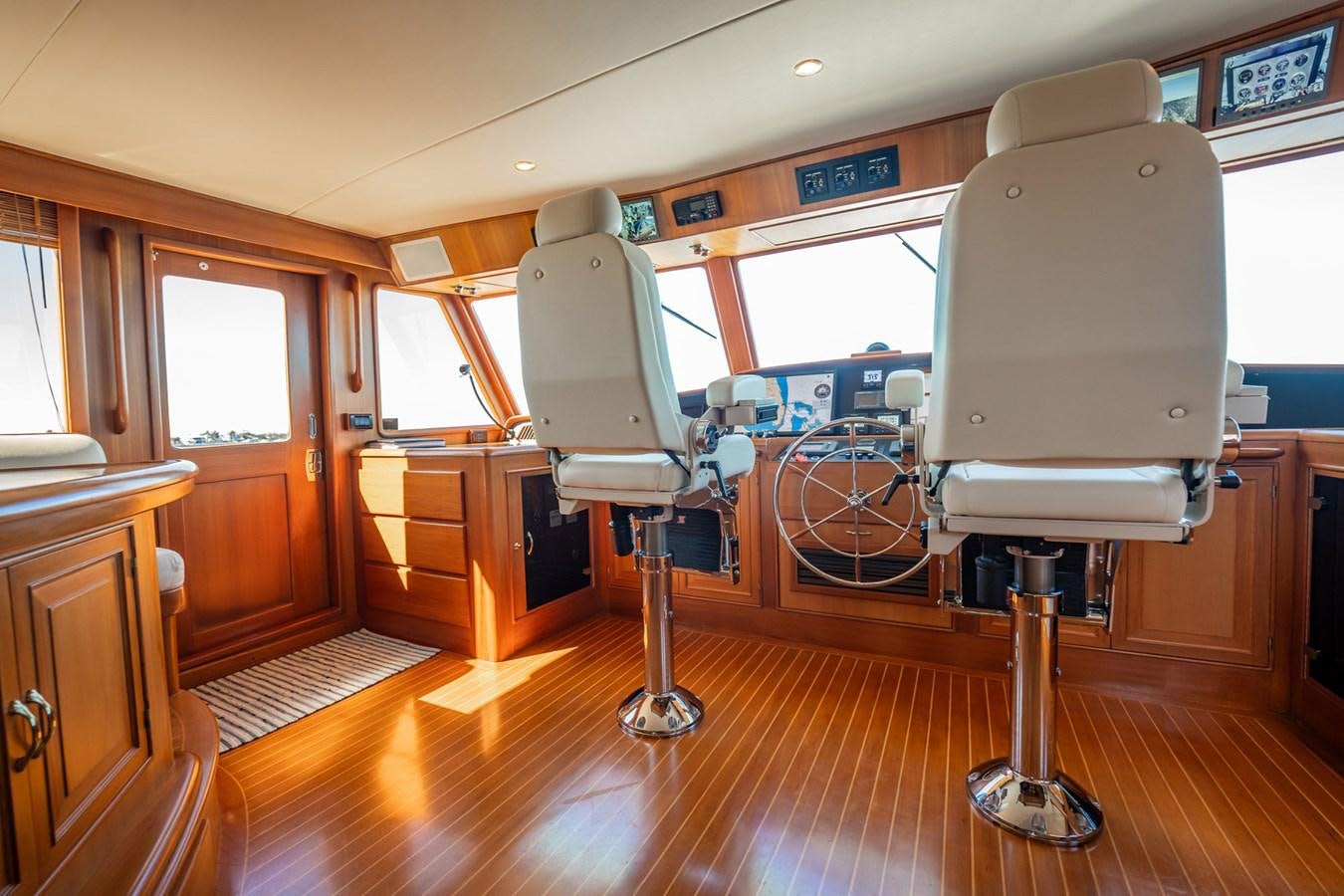 a large machine in a room aboard BEBA Yacht for Sale