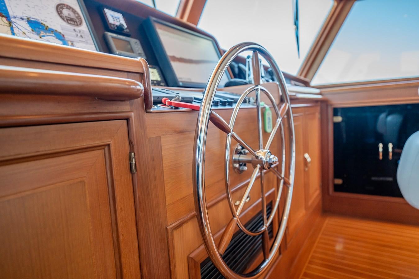 a close-up of a car wheel aboard BEBA Yacht for Sale