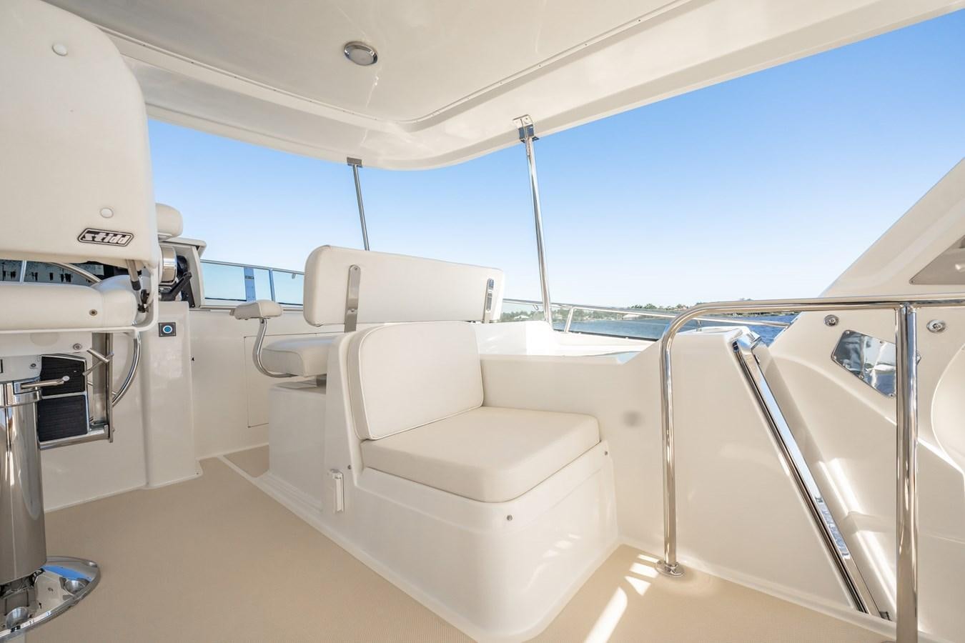a boat with a chair aboard BEBA Yacht for Sale