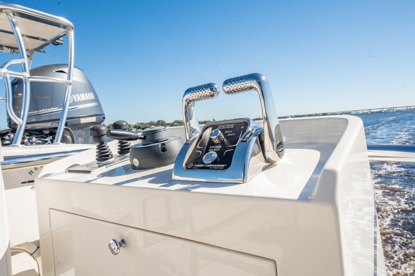 a car with a person driving on it aboard BEBA Yacht for Sale
