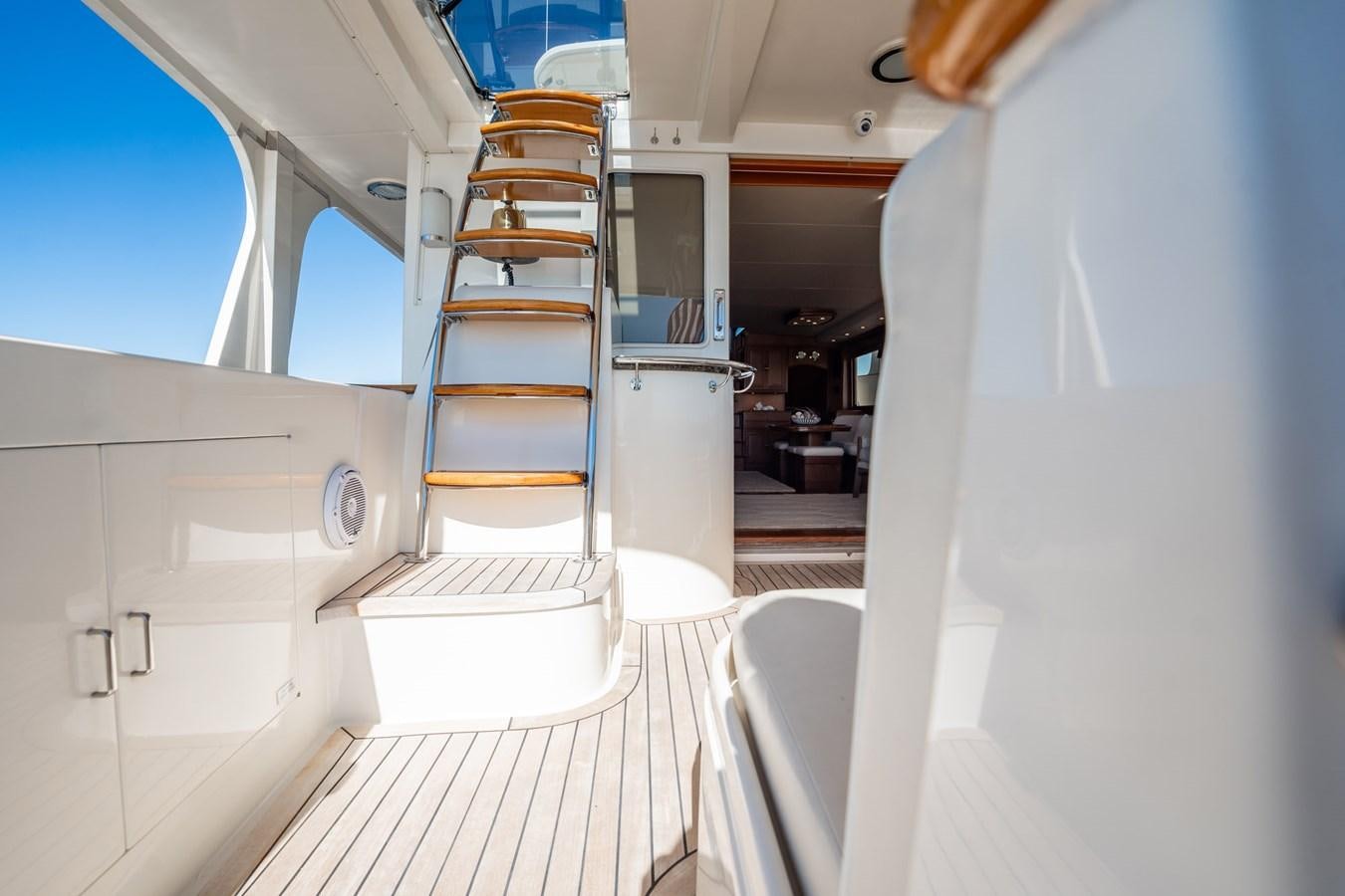 a ladder in a space aboard BEBA Yacht for Sale