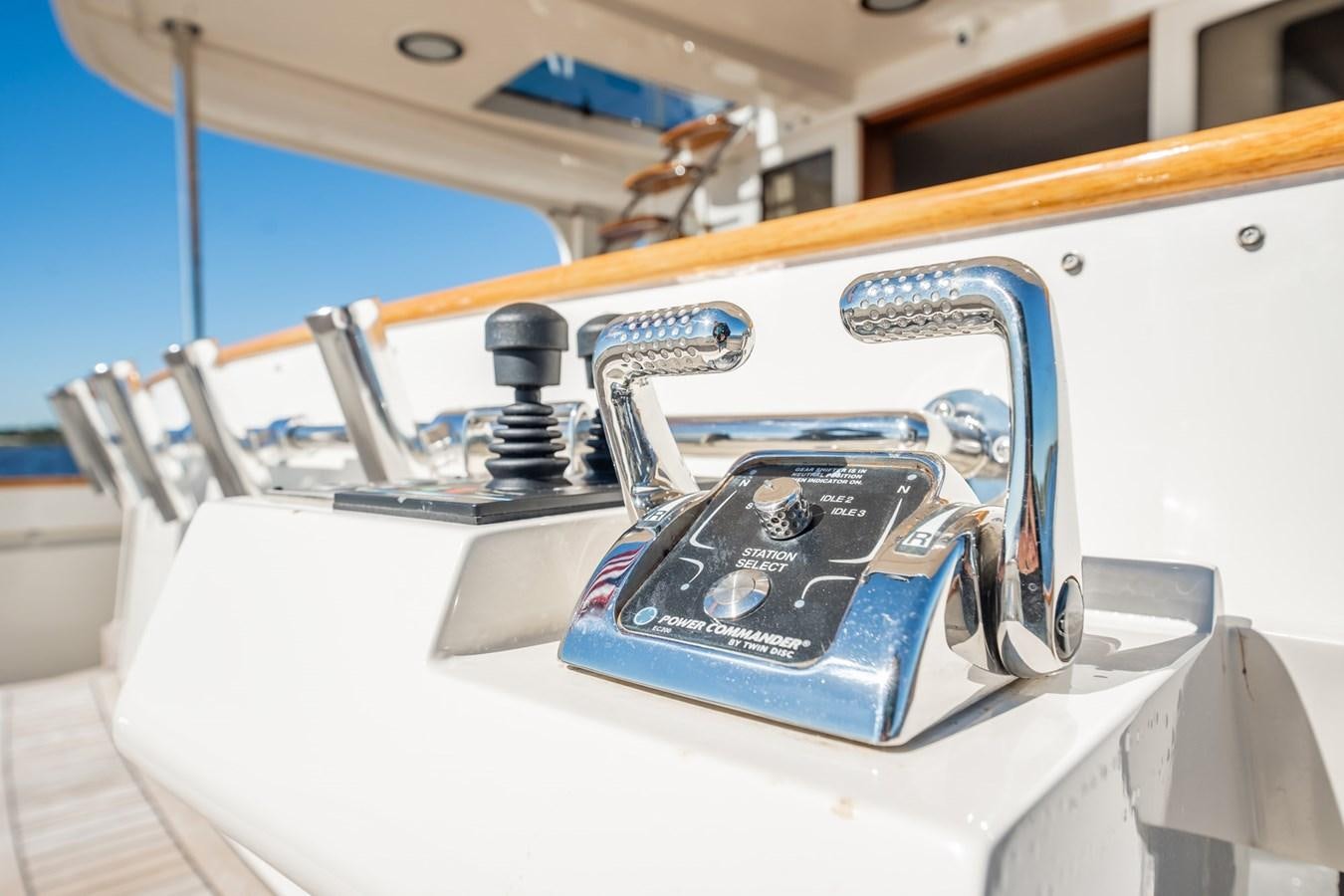 a machine with a blue label aboard BEBA Yacht for Sale