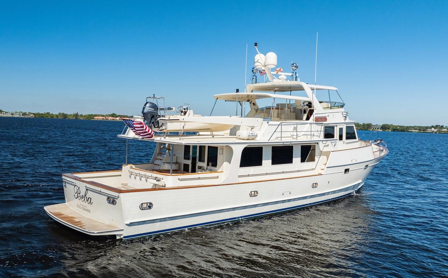 a boat on the water aboard BEBA Yacht for Sale