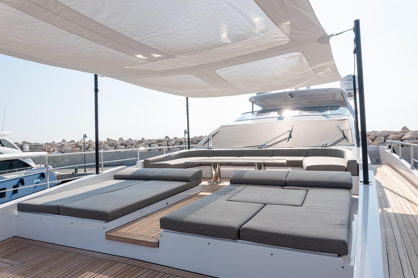 a boat on the water aboard IRYNA Yacht for Sale