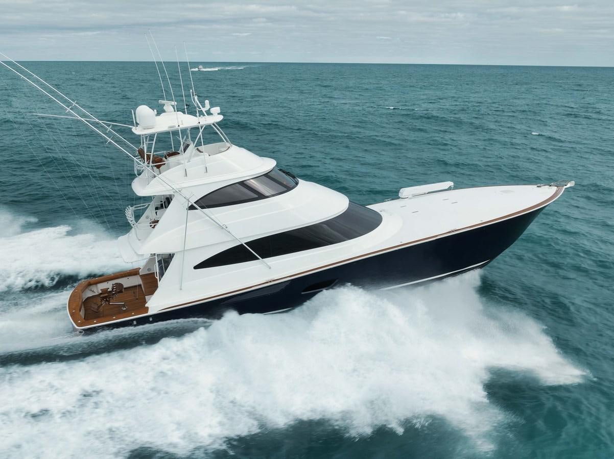 a boat on the water aboard COOKIE MONSTER Yacht for Sale