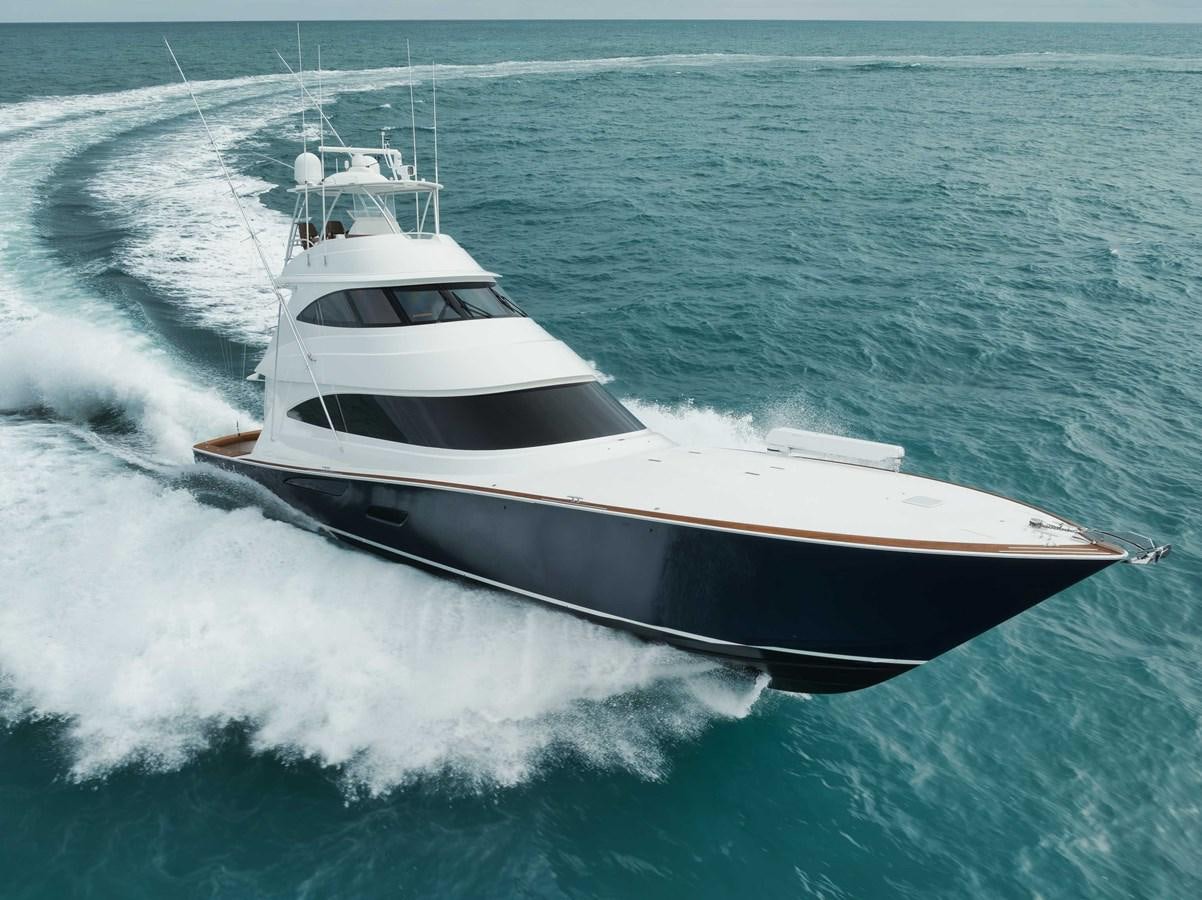 a boat on the water aboard COOKIE MONSTER Yacht for Sale