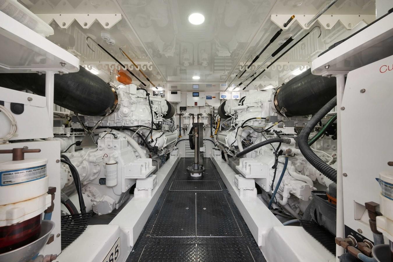 a large room with machinery aboard COOKIE MONSTER Yacht for Sale