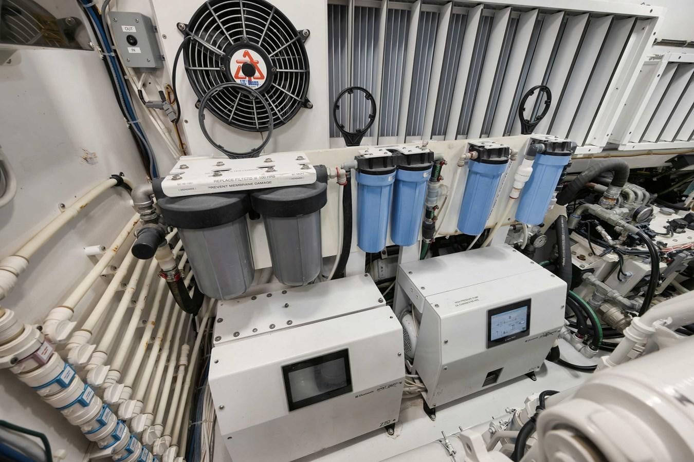 a close-up of a machine aboard COOKIE MONSTER Yacht for Sale