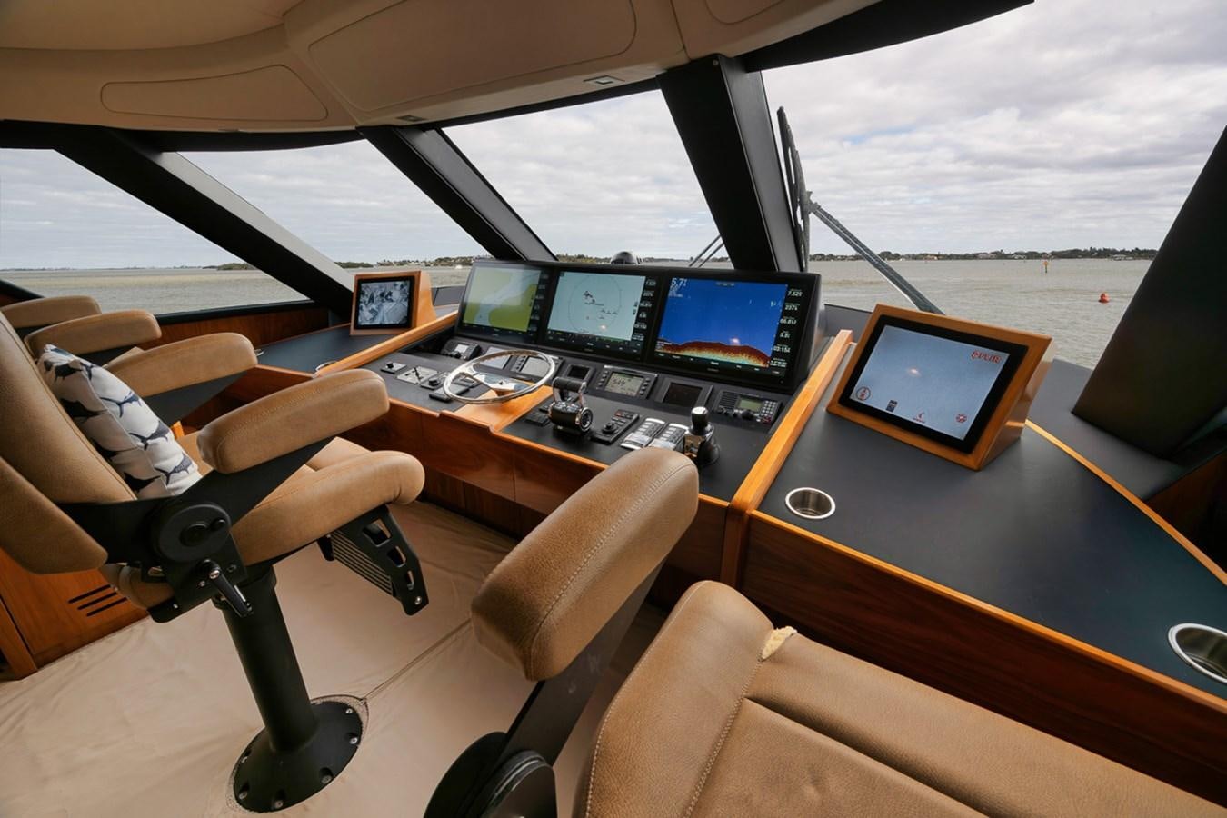 a room with many computers aboard COOKIE MONSTER Yacht for Sale
