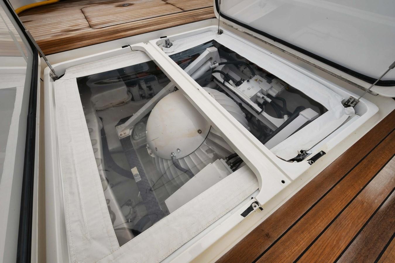 a white rectangular object with a white object on it aboard COOKIE MONSTER Yacht for Sale