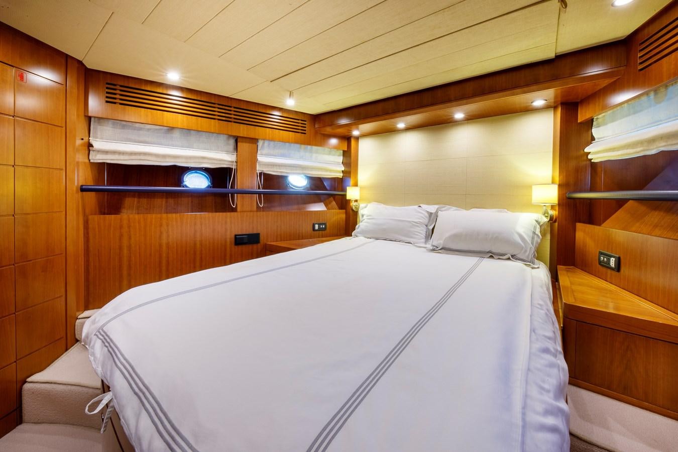 a room with bunk beds aboard TRUE AUSTRIAN Yacht for Sale