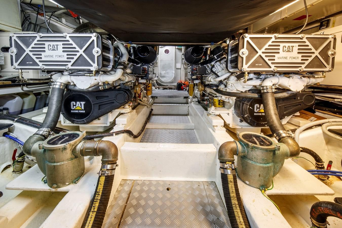 a large machine with pipes aboard TRUE AUSTRIAN Yacht for Sale