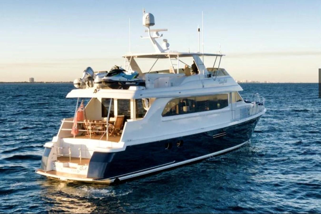 a boat on the water aboard VITA BREVIS Yacht for Sale