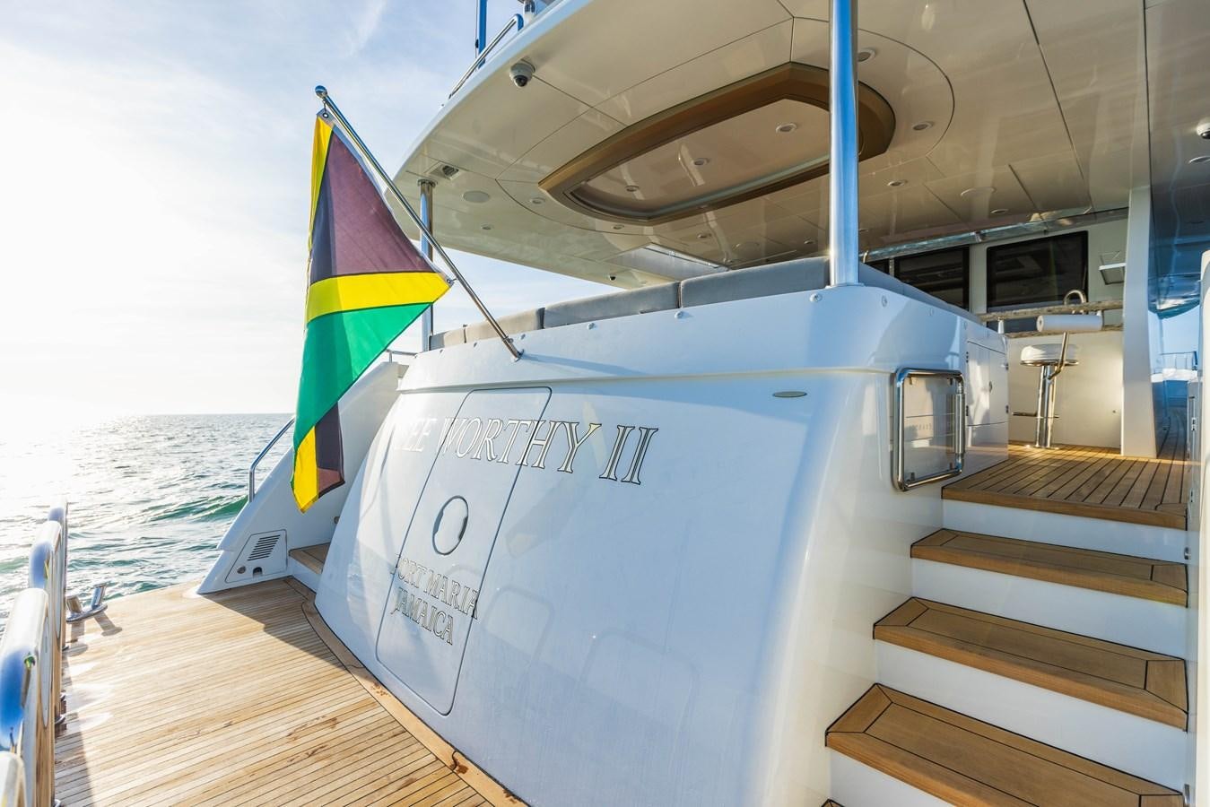 a boat on the water aboard SEE WORTHY Yacht for Sale