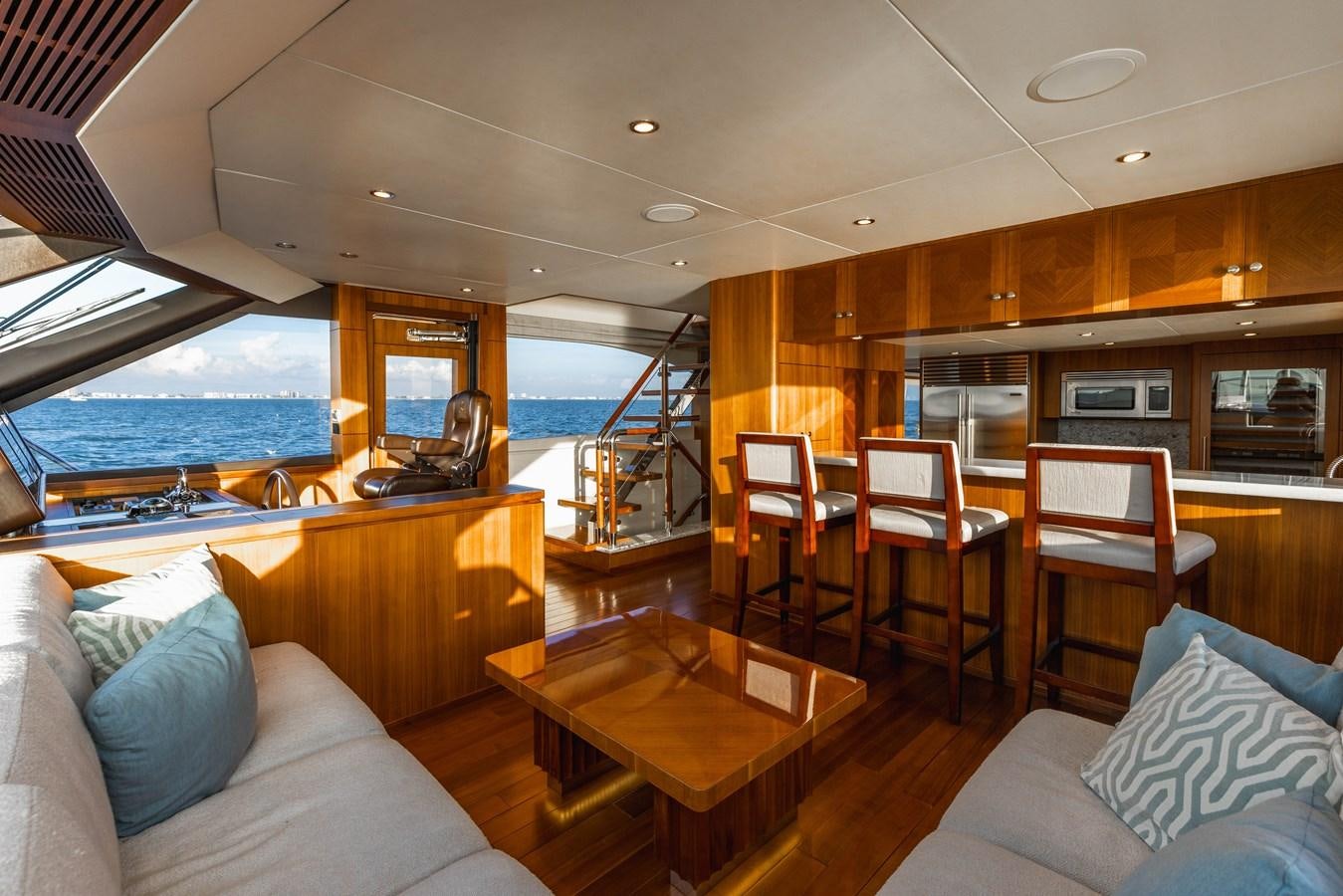 a boat on the water aboard SEE WORTHY Yacht for Sale