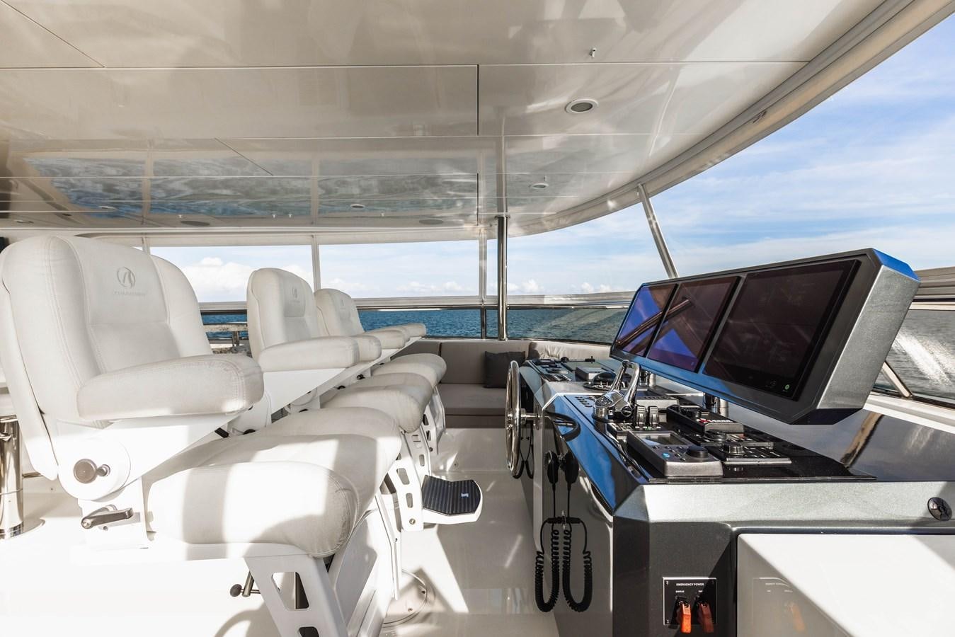 inside of an airplane aboard SEE WORTHY Yacht for Sale