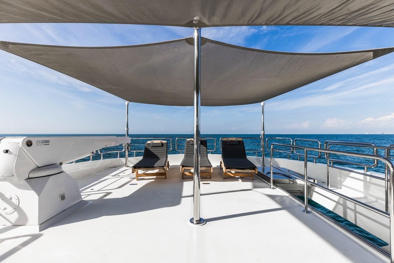 a boat on the water aboard SEE WORTHY Yacht for Sale