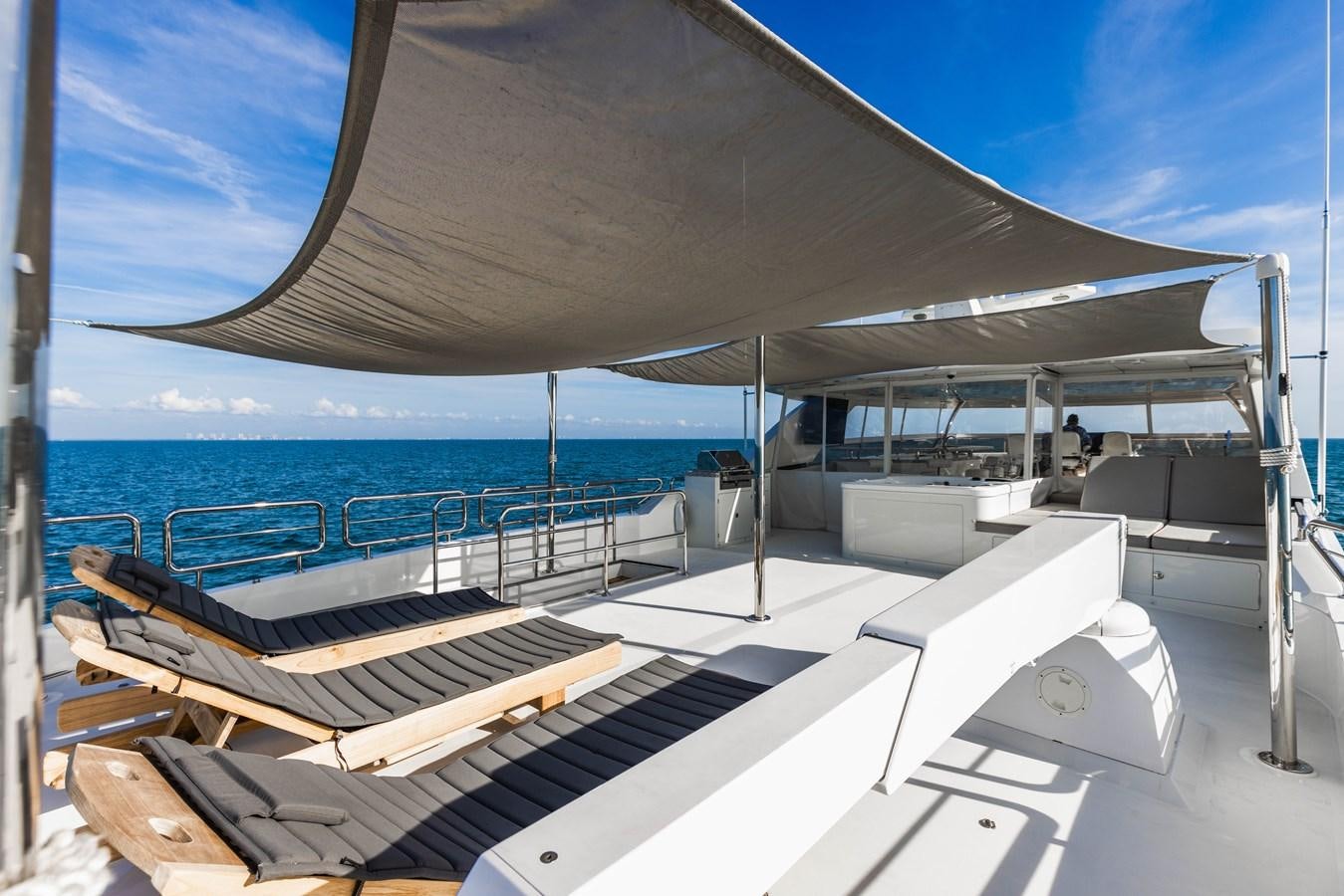 a boat on the water aboard SEE WORTHY Yacht for Sale