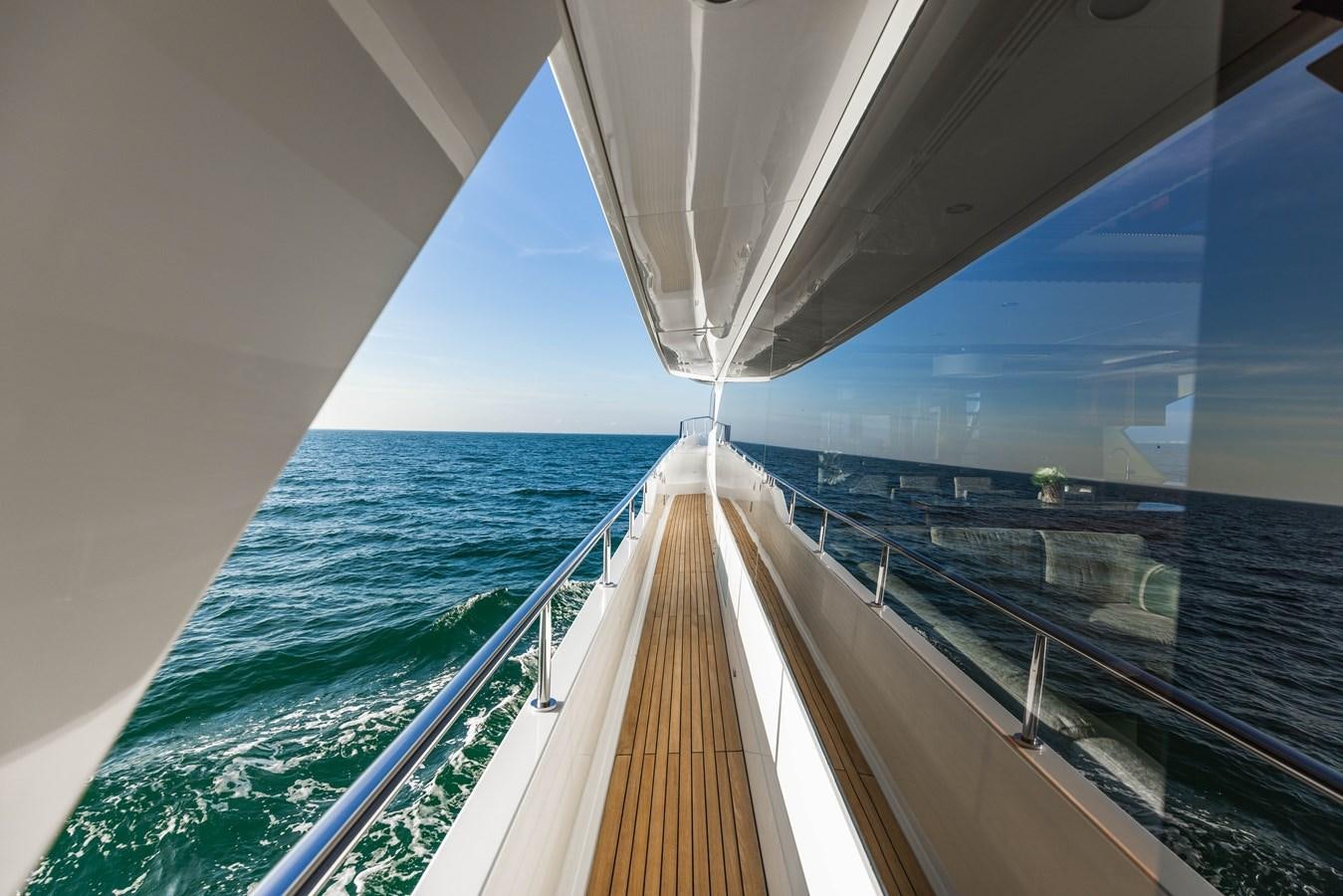 a boat on the water aboard SEE WORTHY Yacht for Sale