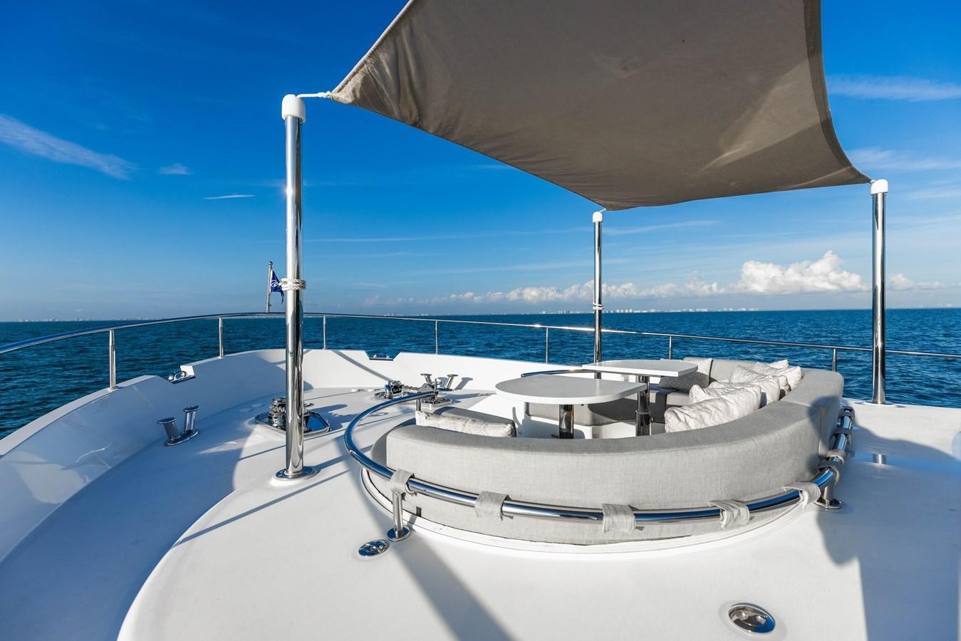 a boat on the water aboard SEE WORTHY Yacht for Sale