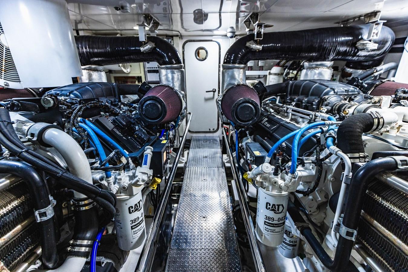 a close-up of a car engine aboard SEE WORTHY Yacht for Sale