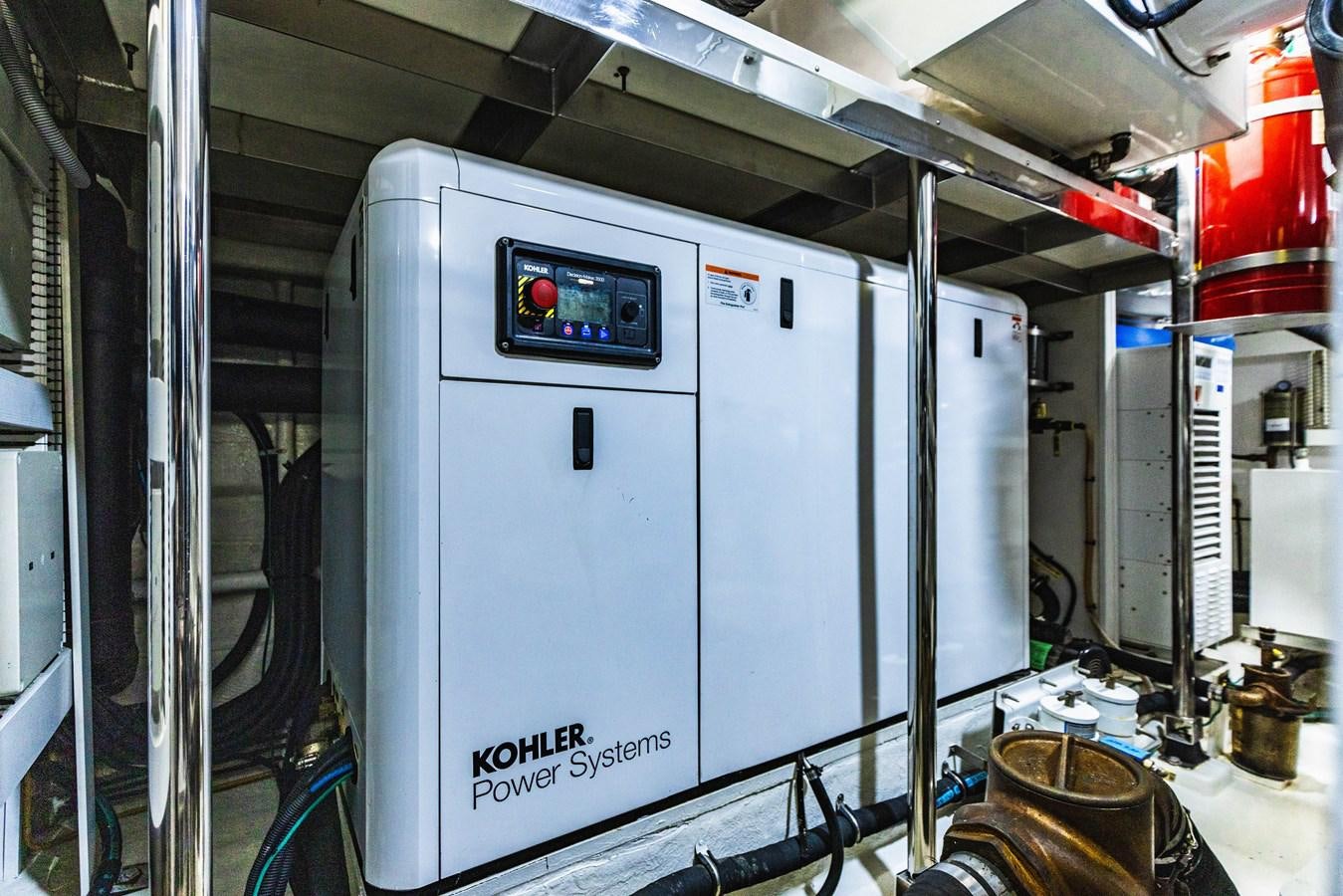 a large machine with a screen aboard SEE WORTHY Yacht for Sale