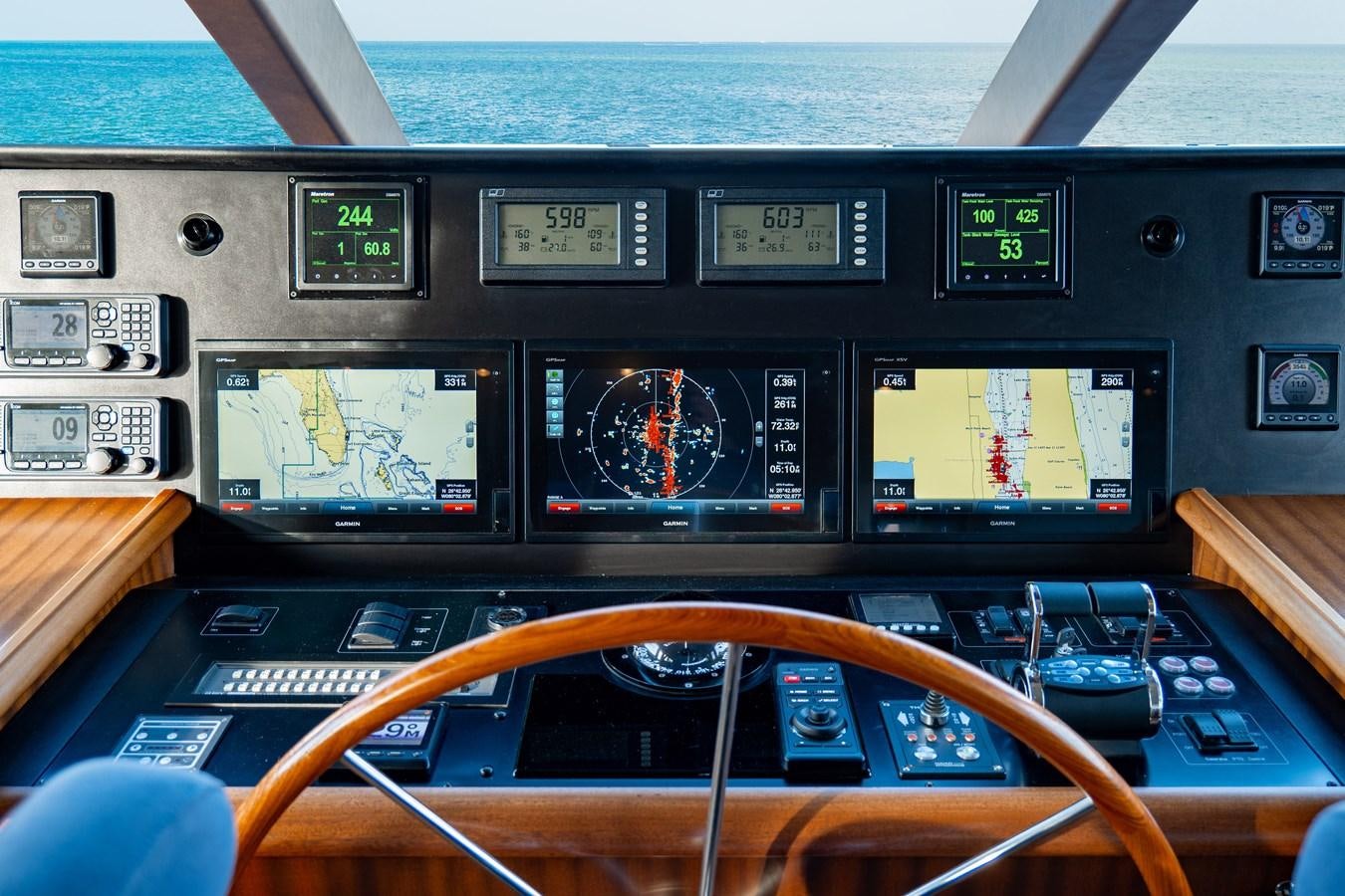 the inside of a plane aboard TRANQUILITY Yacht for Sale