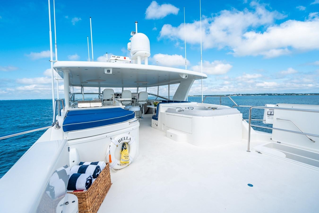 a boat on the water aboard TRANQUILITY Yacht for Sale