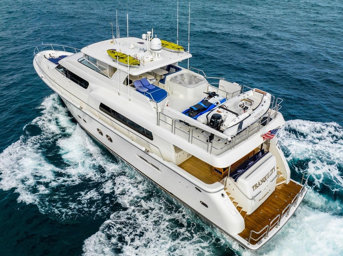 a ship on the water aboard TRANQUILITY Yacht for Sale