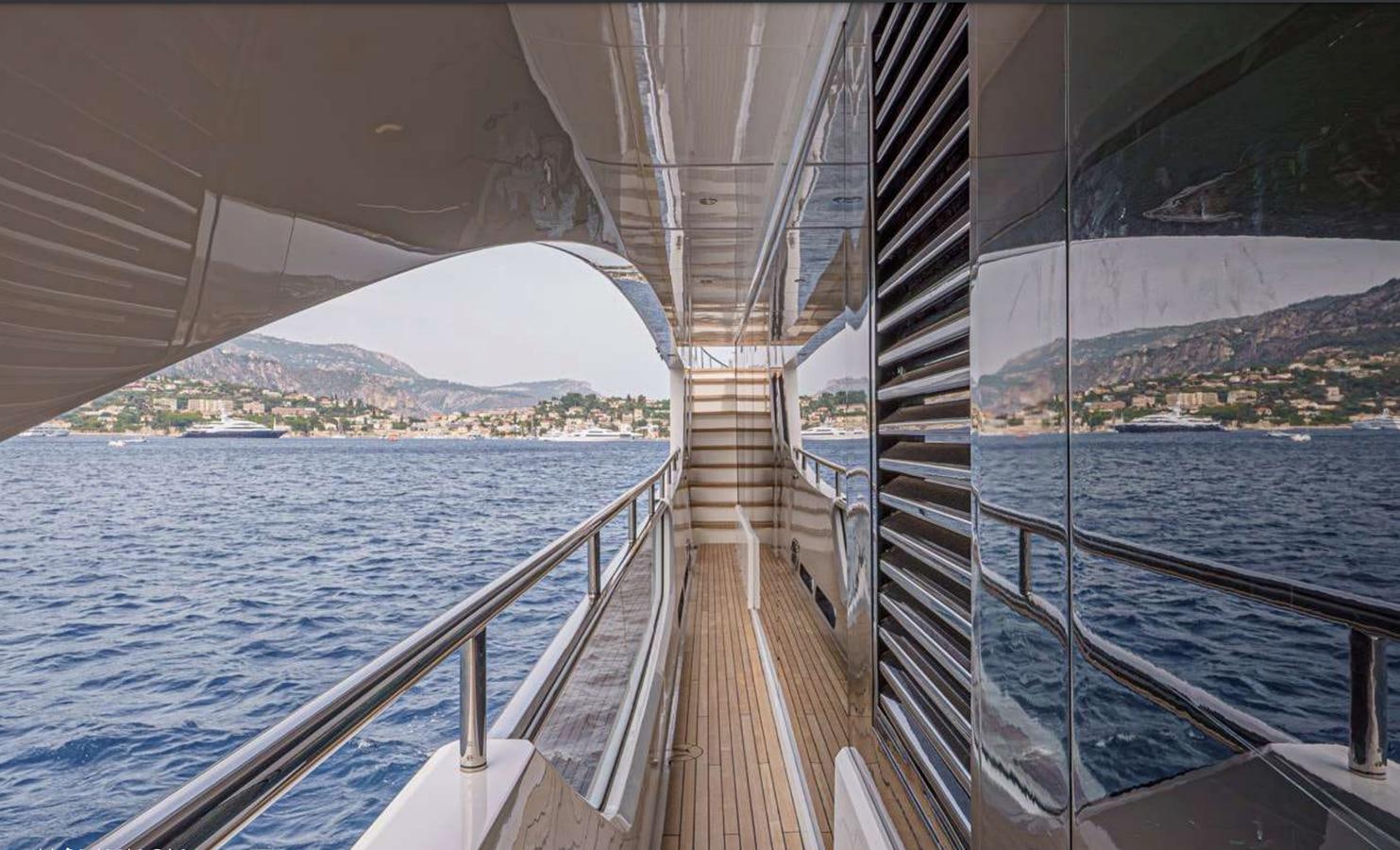 a boat on the water aboard PRINCESS 35M AVALON Yacht for Sale