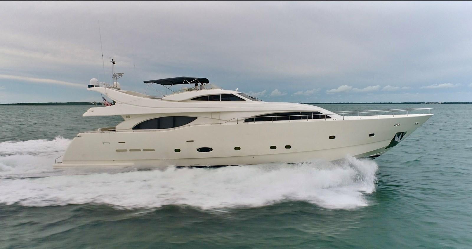 a white yacht in the water aboard EVERYTHING GOOD Yacht for Sale