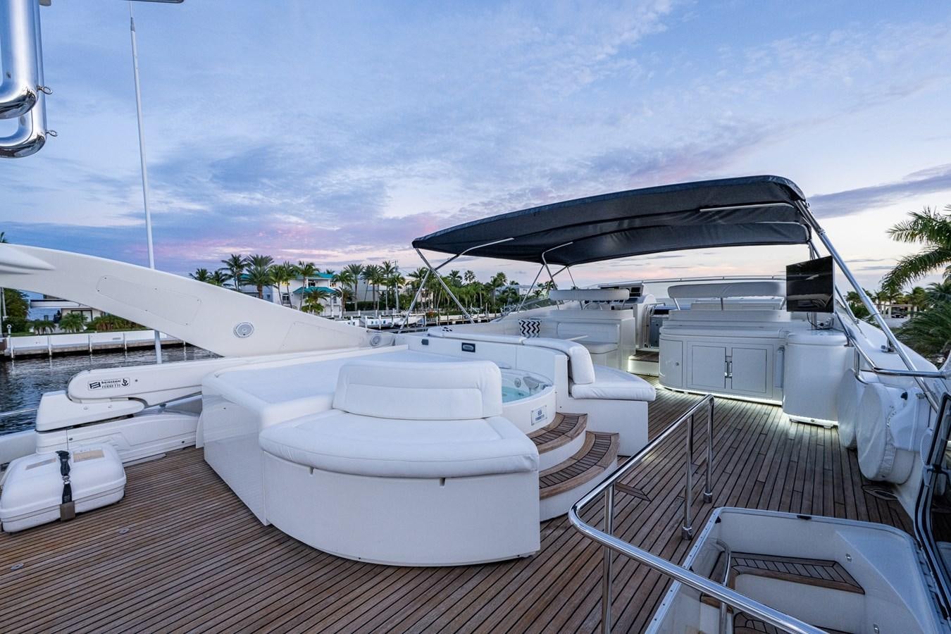 a deck with many boats aboard EVERYTHING GOOD Yacht for Sale